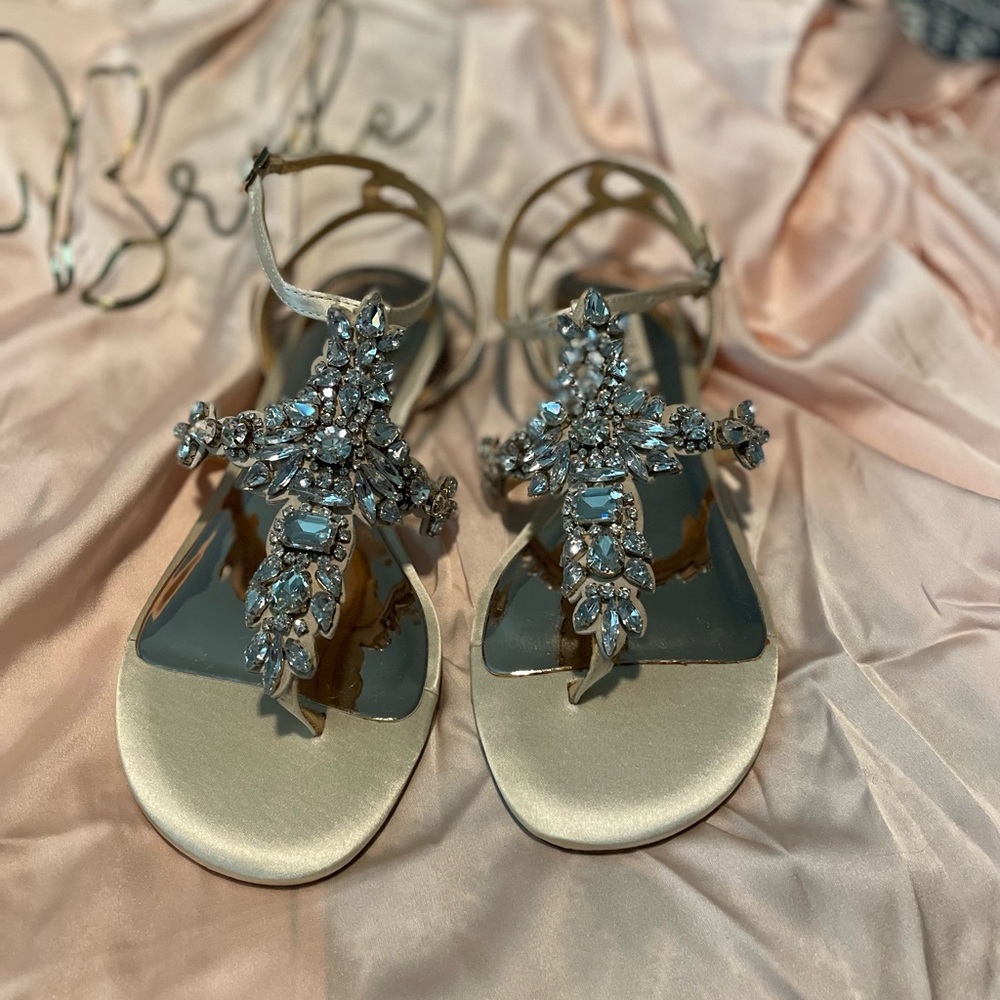 Bagley Mischka Jeweled Flats